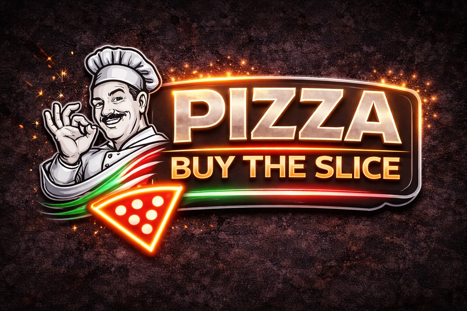 PizzaBuyTheSlice.com logo EtteEats brand